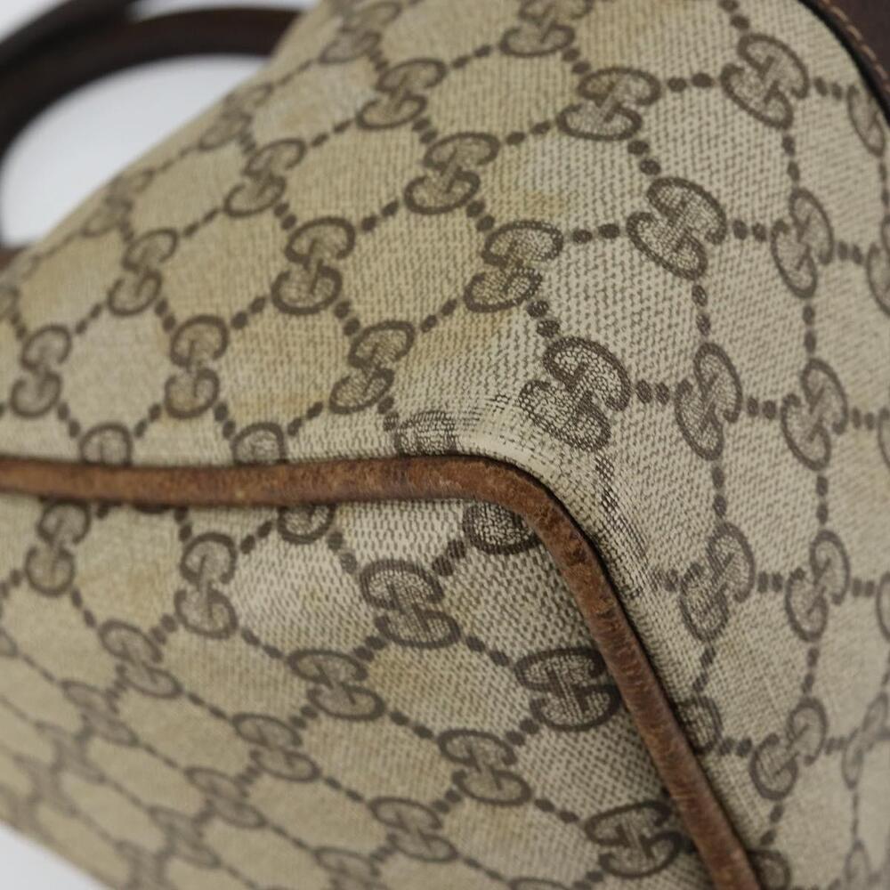 GUCCI GG Supreme Web Sherry Line Bag PVC Beige Gold 012 3842 58 Auth ep11528 - Picture 14 of 16
